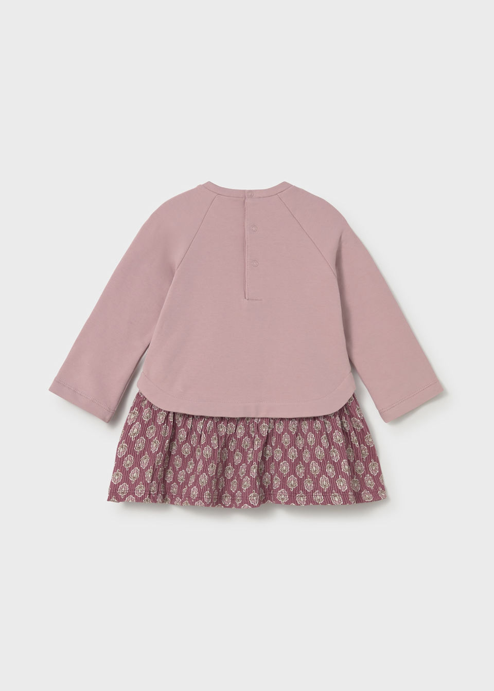 Baby combined fleece dress