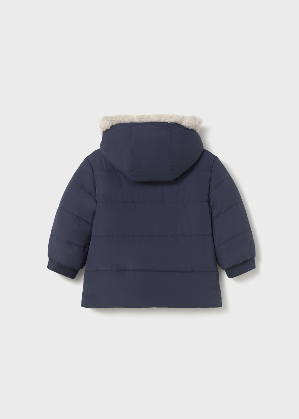 Baby fur lined coat