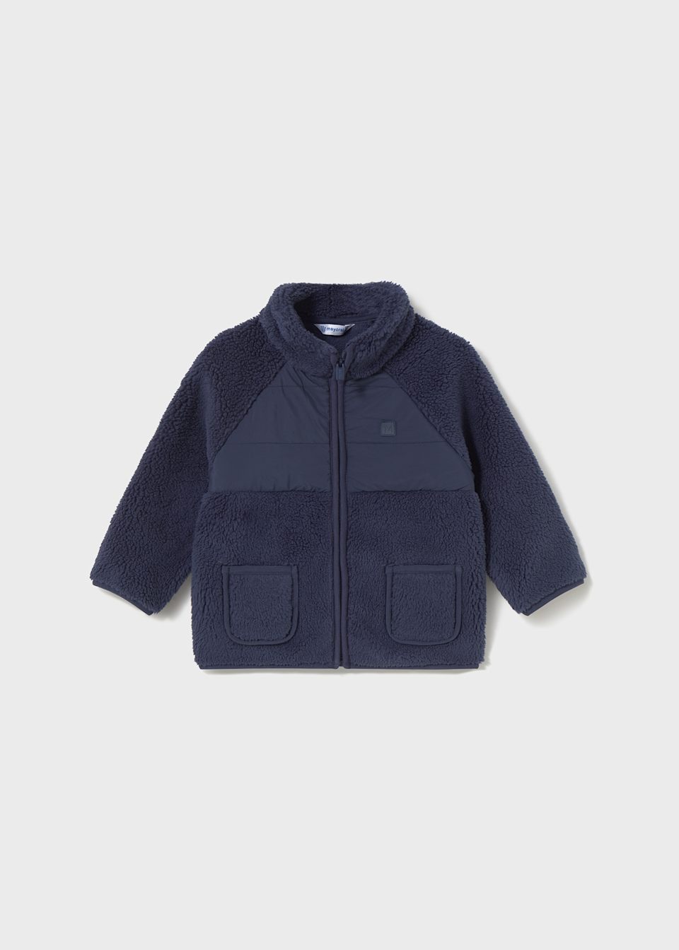 Baby sheepskin zip hoody