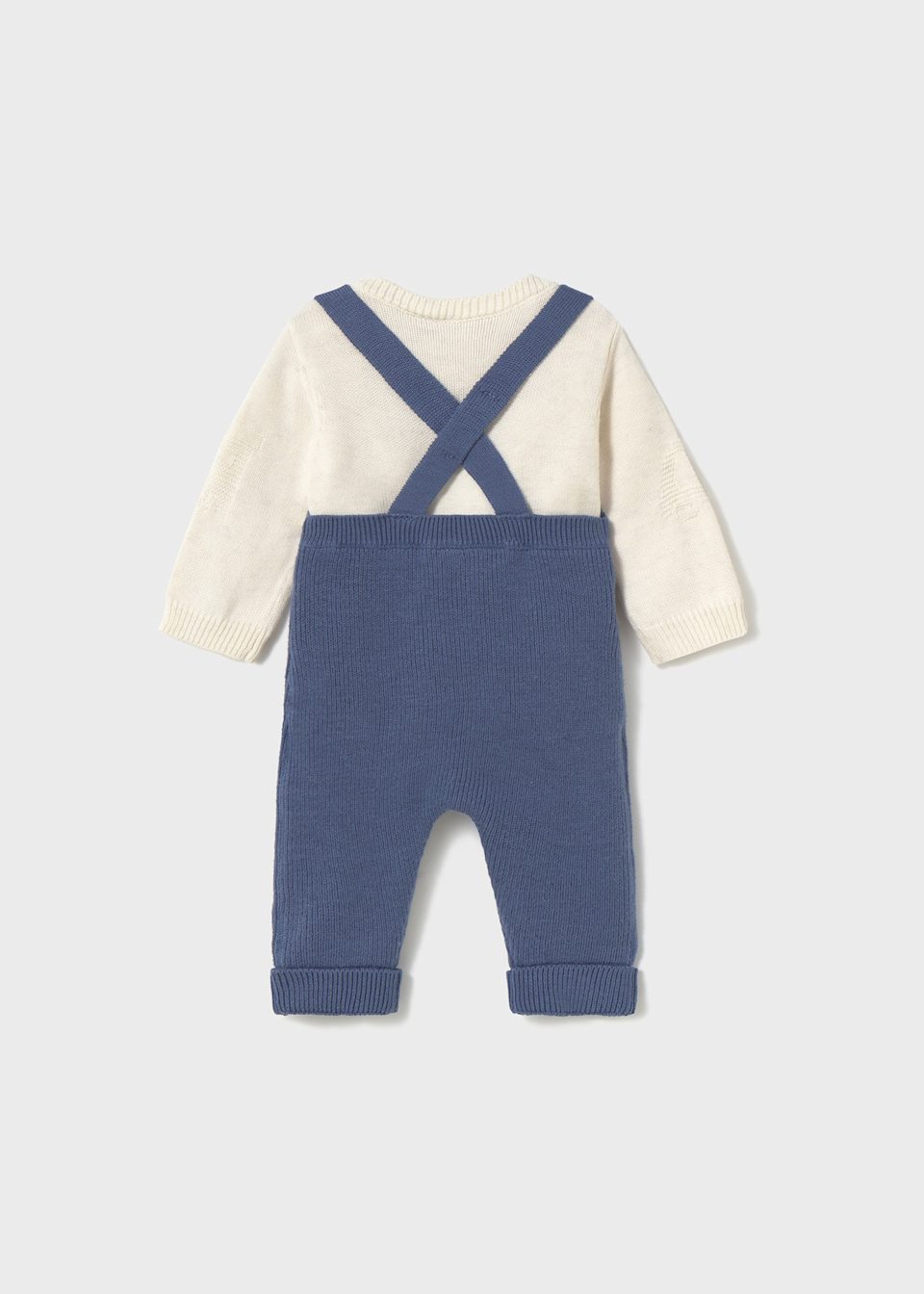 Newborn 2 piece dungarees set