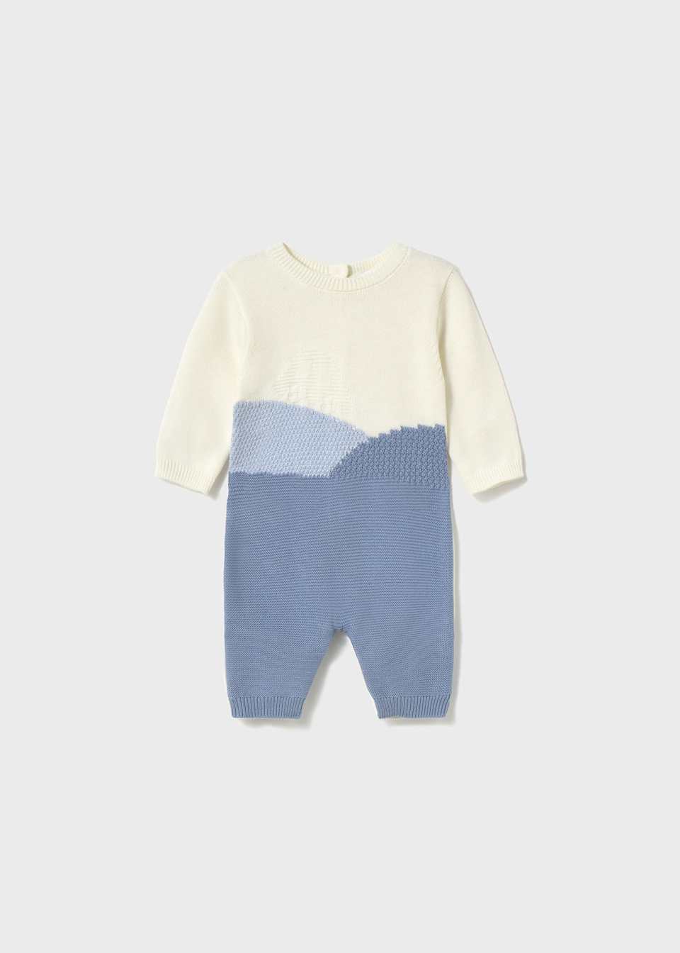Newborn knitted romper