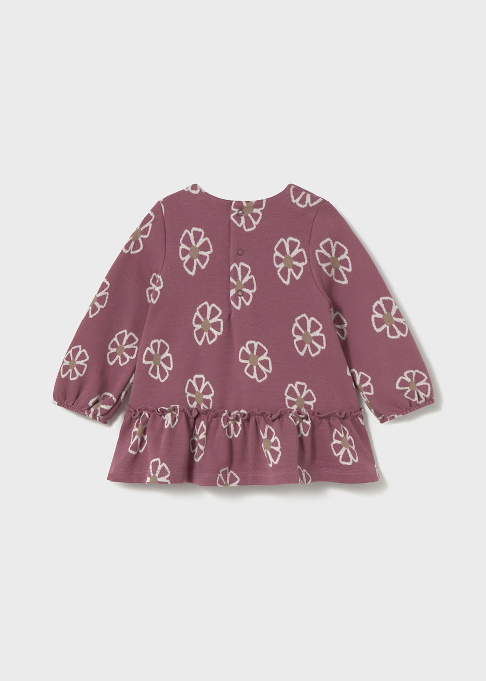 Baby jacquard knit dress