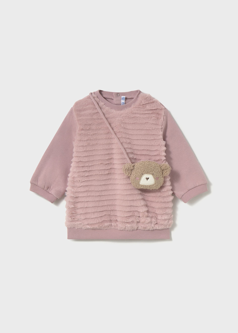 Baby Dress with Teddy Bear Purse