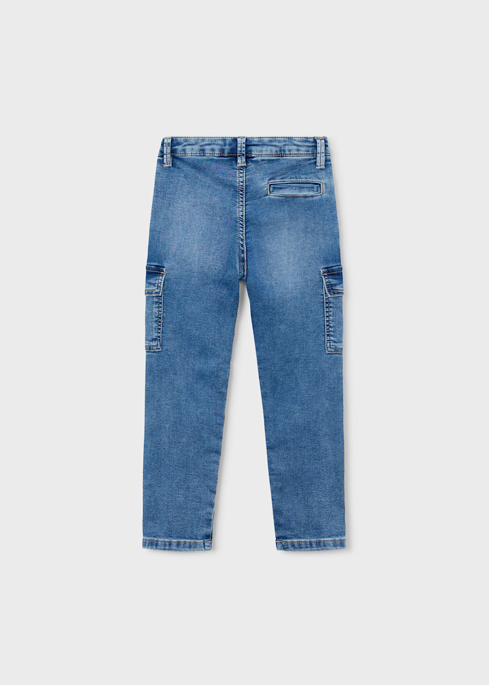 Pantalon en denim cargo garçon