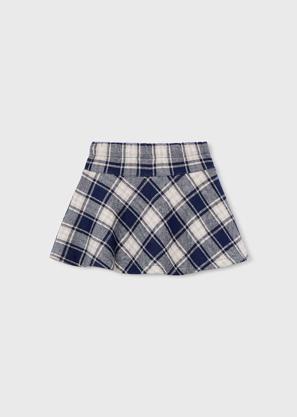 Girls jacquard check skirt