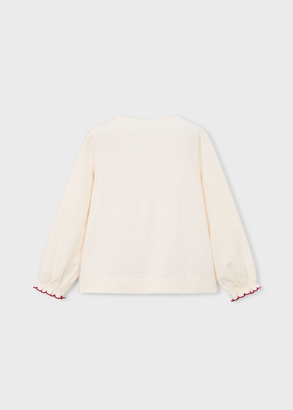 Girl petal applique T-shirt