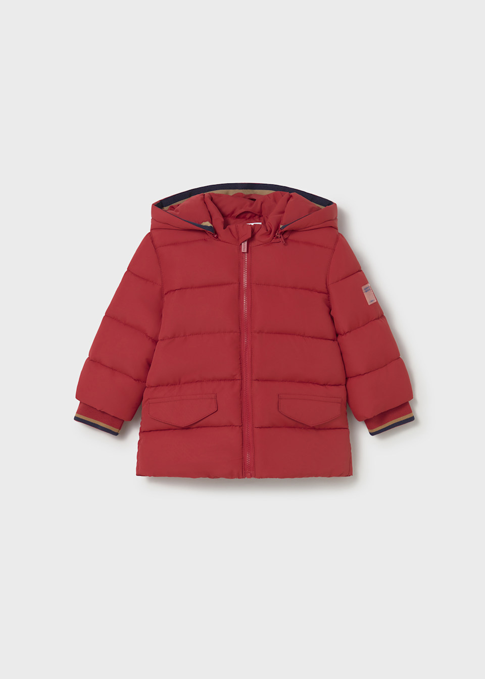 Baby hooded quilted coat