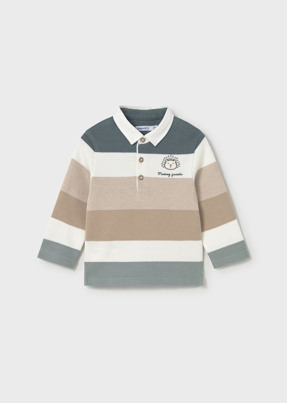 Baby striped polo shirt