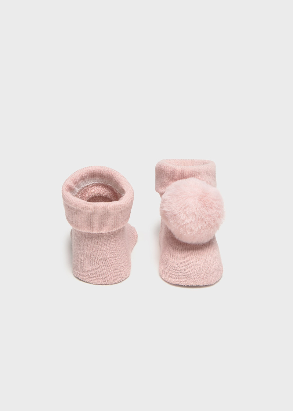 Newborn girl headband and socks set