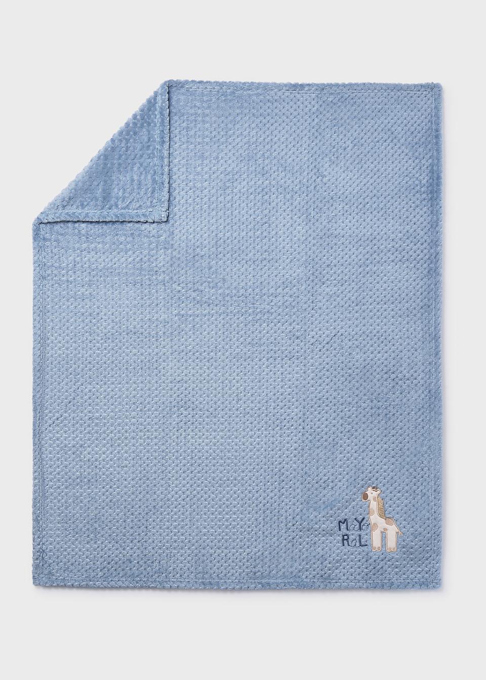 Baby fur blanket