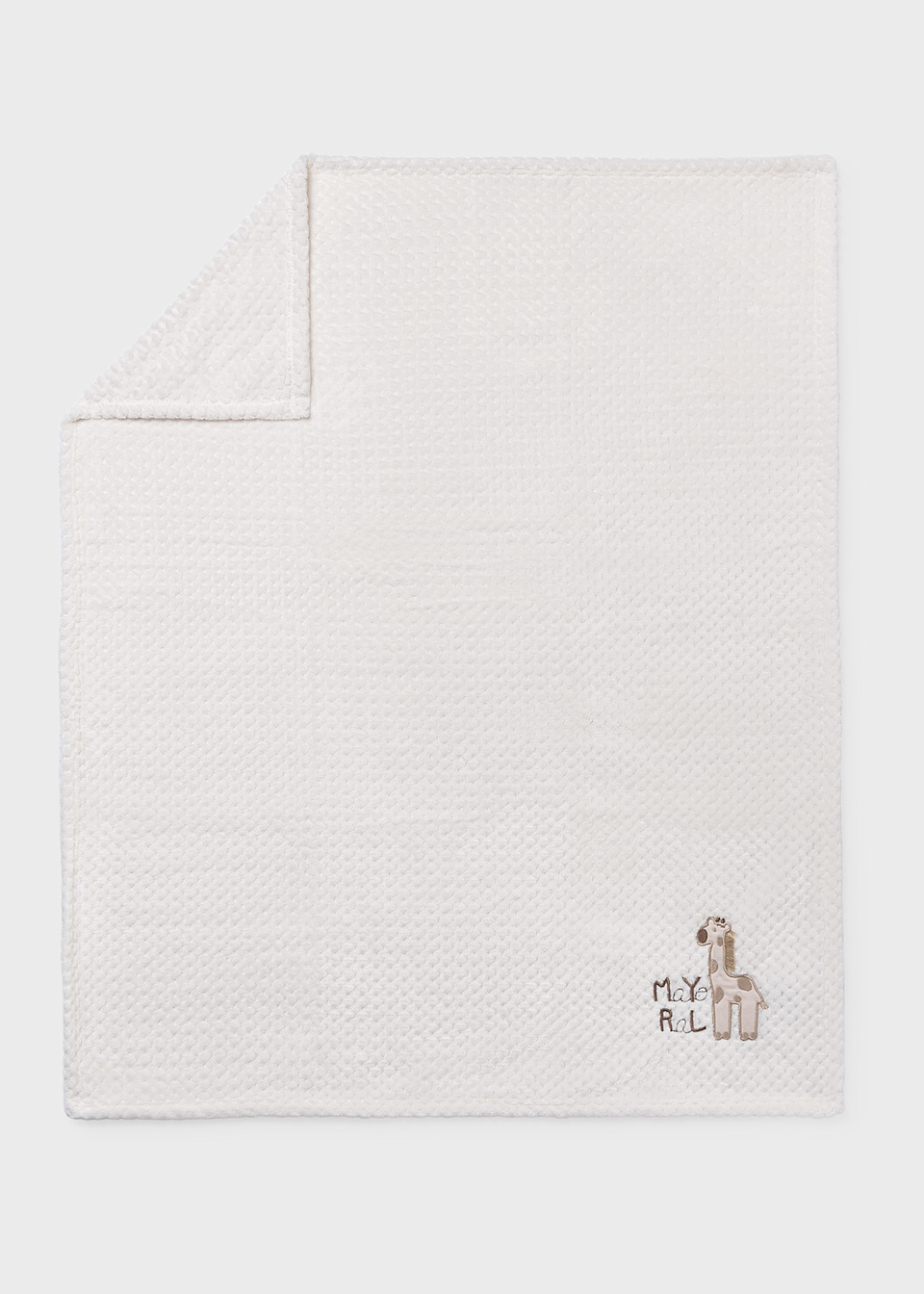 Baby fur blanket