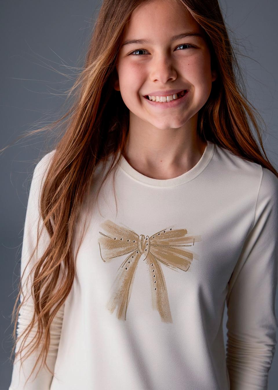 Girl Basic Print T-Shirt