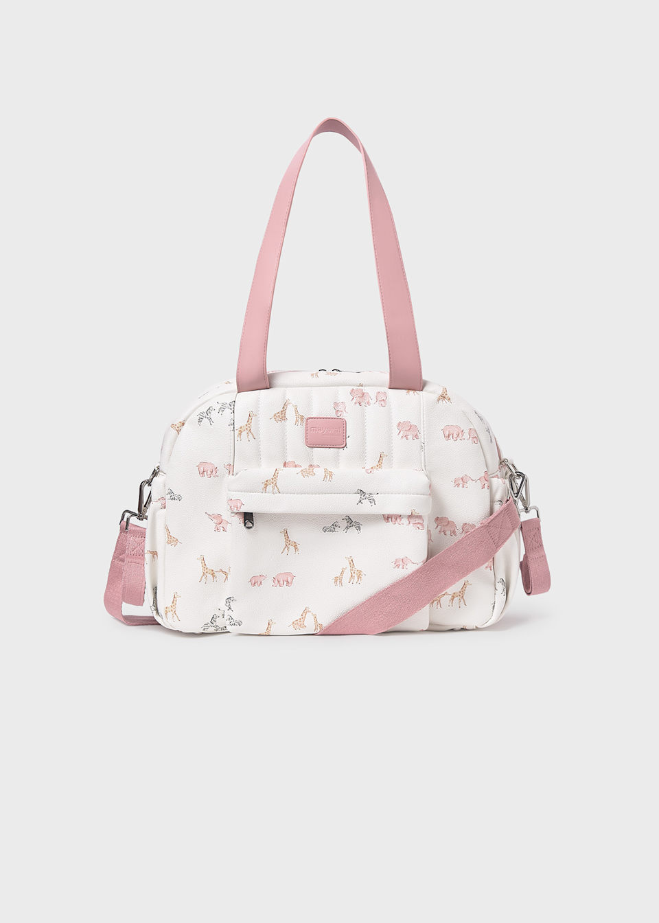 Medium printed maternity bag
