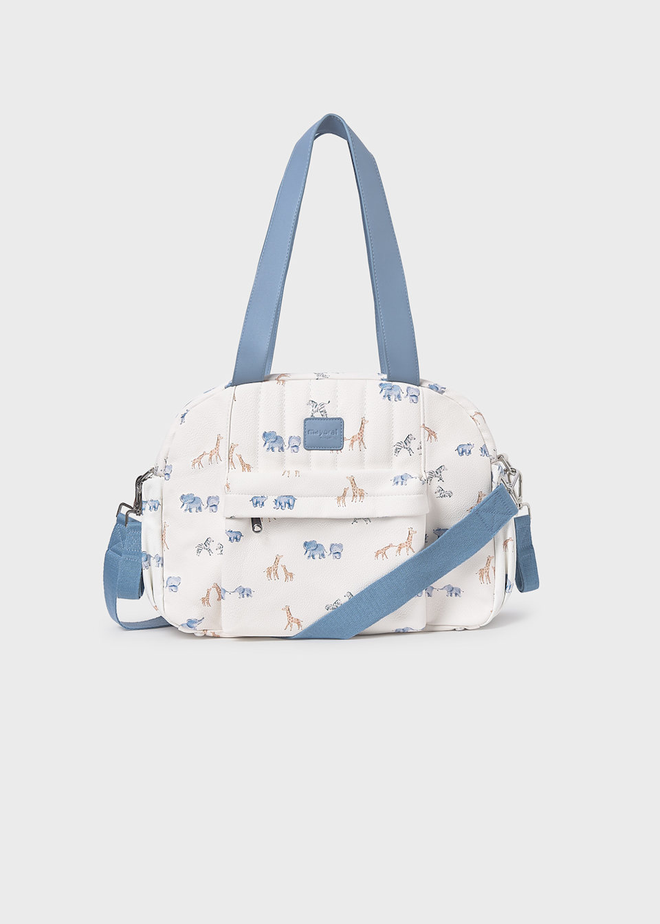 Medium printed maternity bag