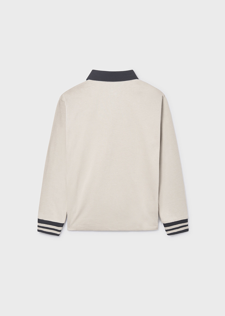 Boys contrast polo shirt