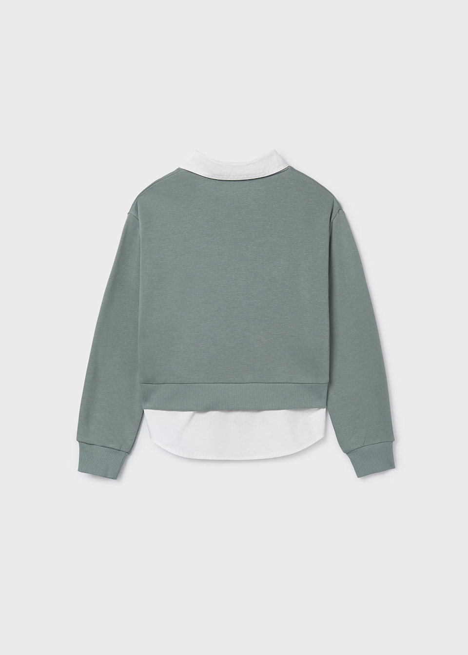 Sweatshirt Hemdkragen Teenager Mädchen