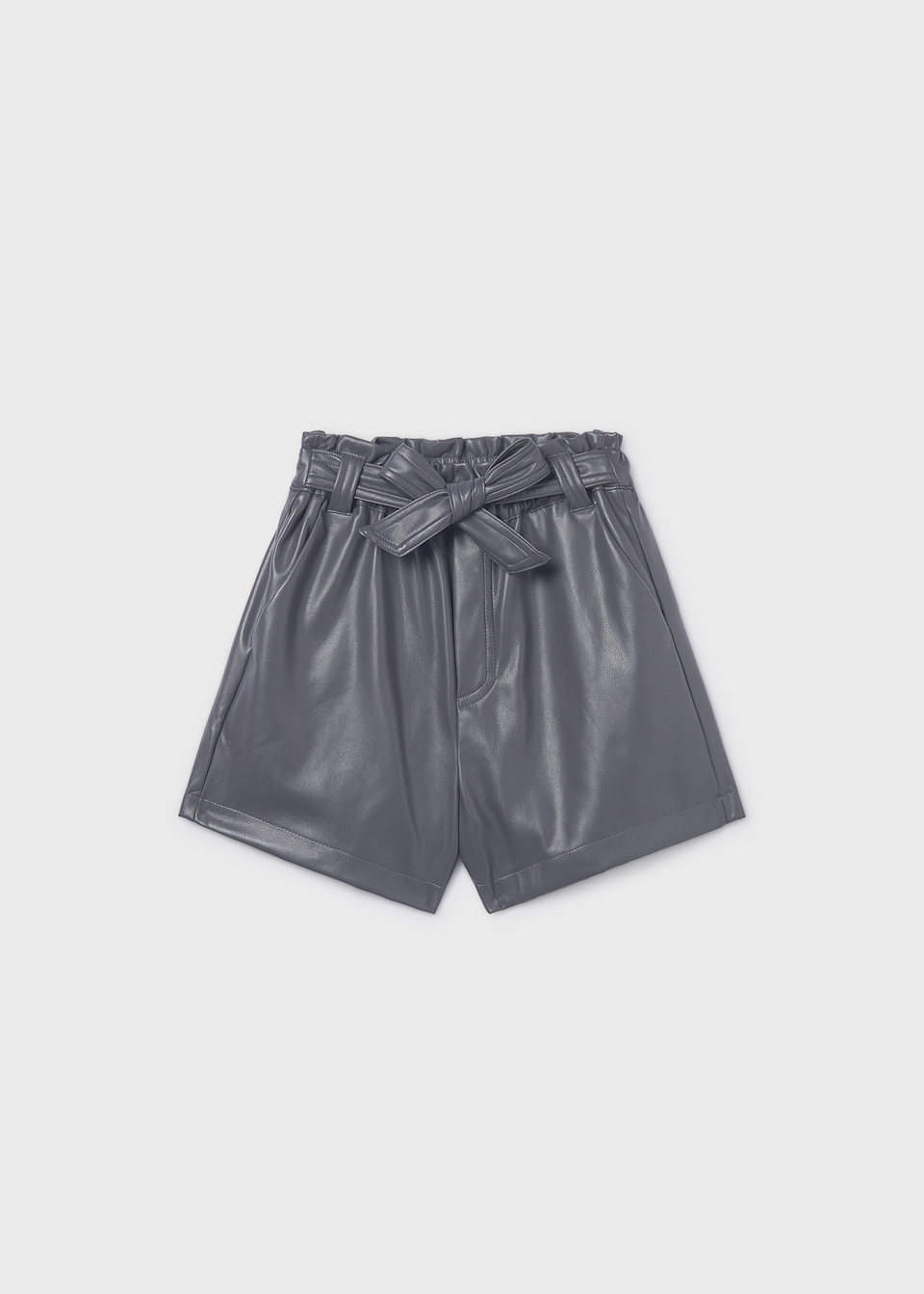 Girls leatherette shorts