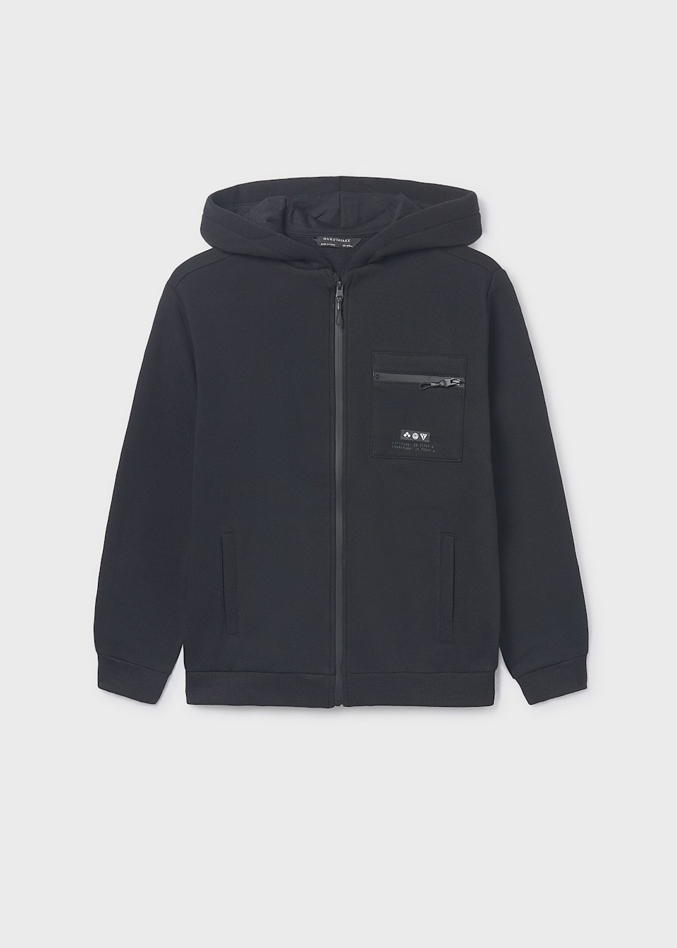 Boys zip pocket hoody