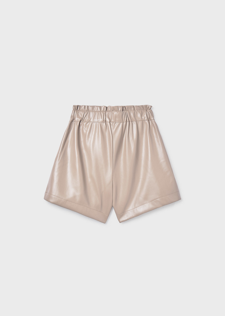 Girls leatherette shorts