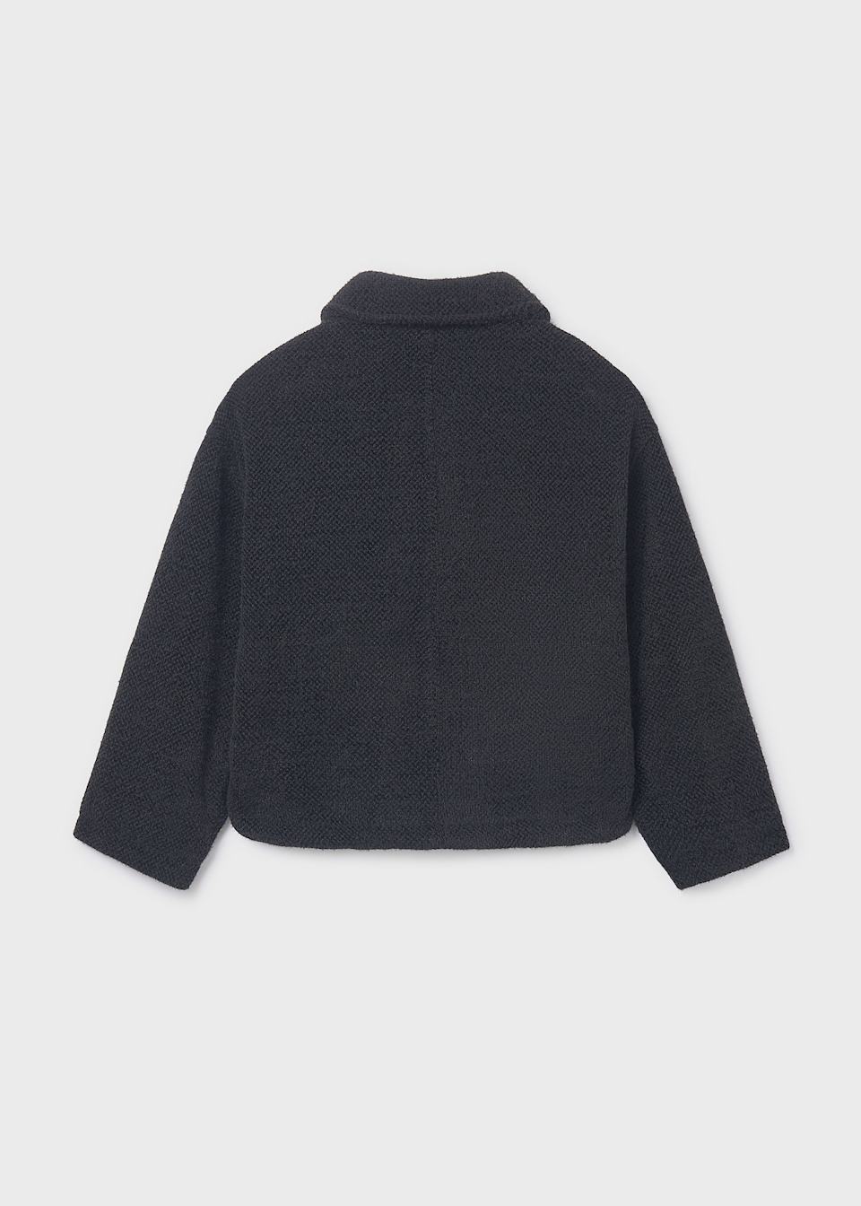 Girls knitted fur jacket
