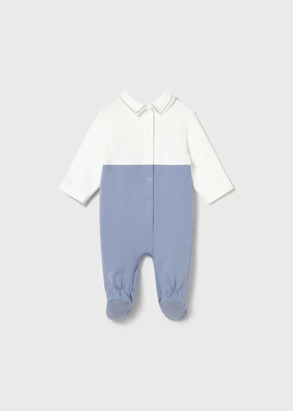 Newborn dungarees with collar