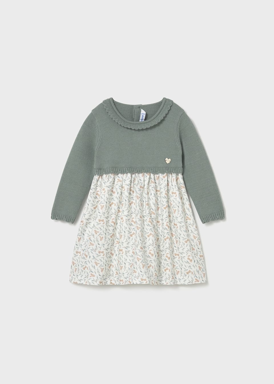 Baby combined tricot dress