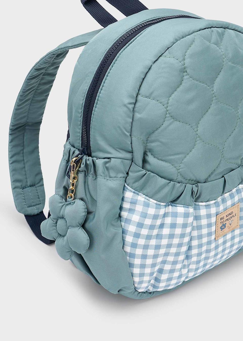 Girls quilted backpack