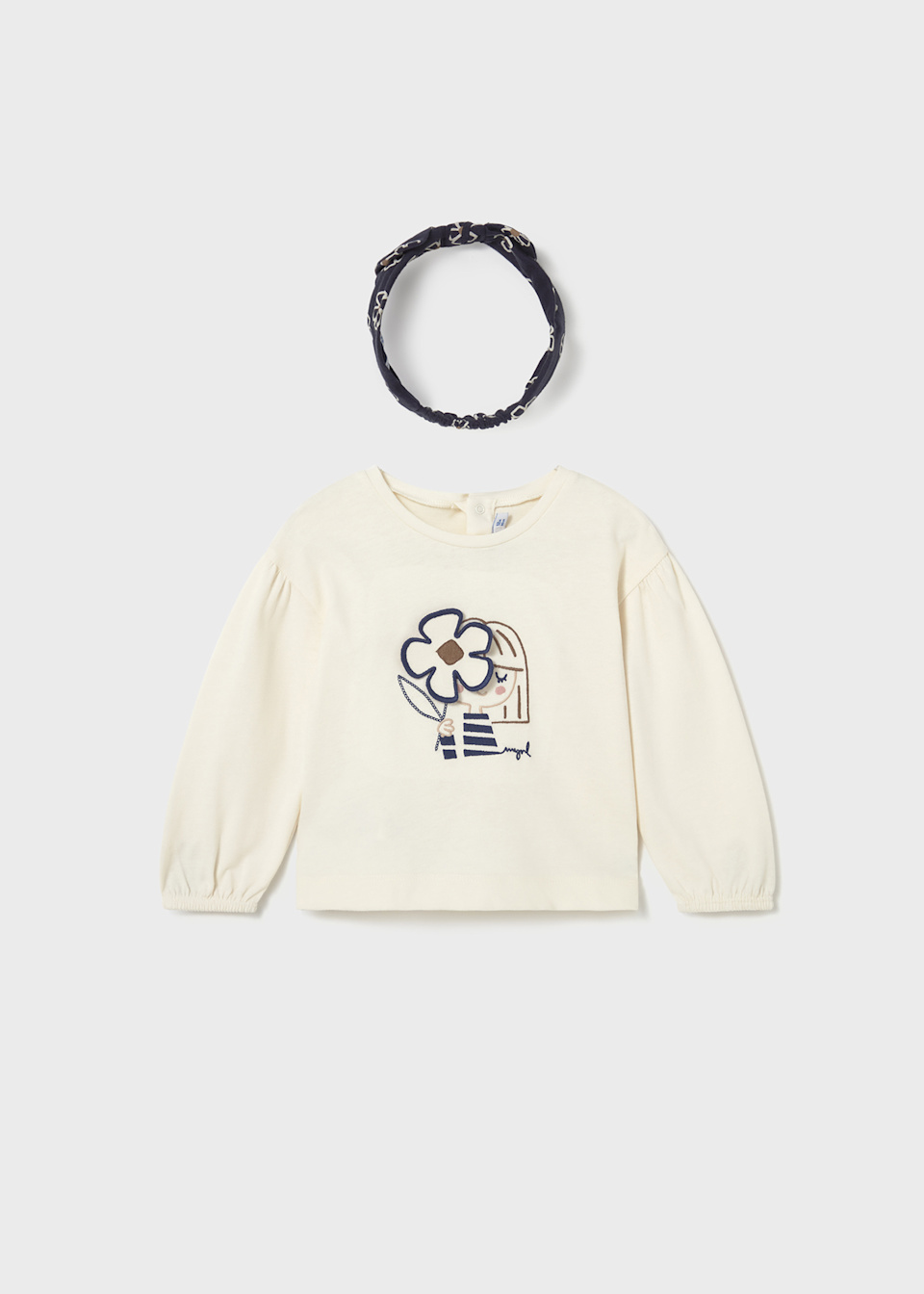 Babys shirt with headband