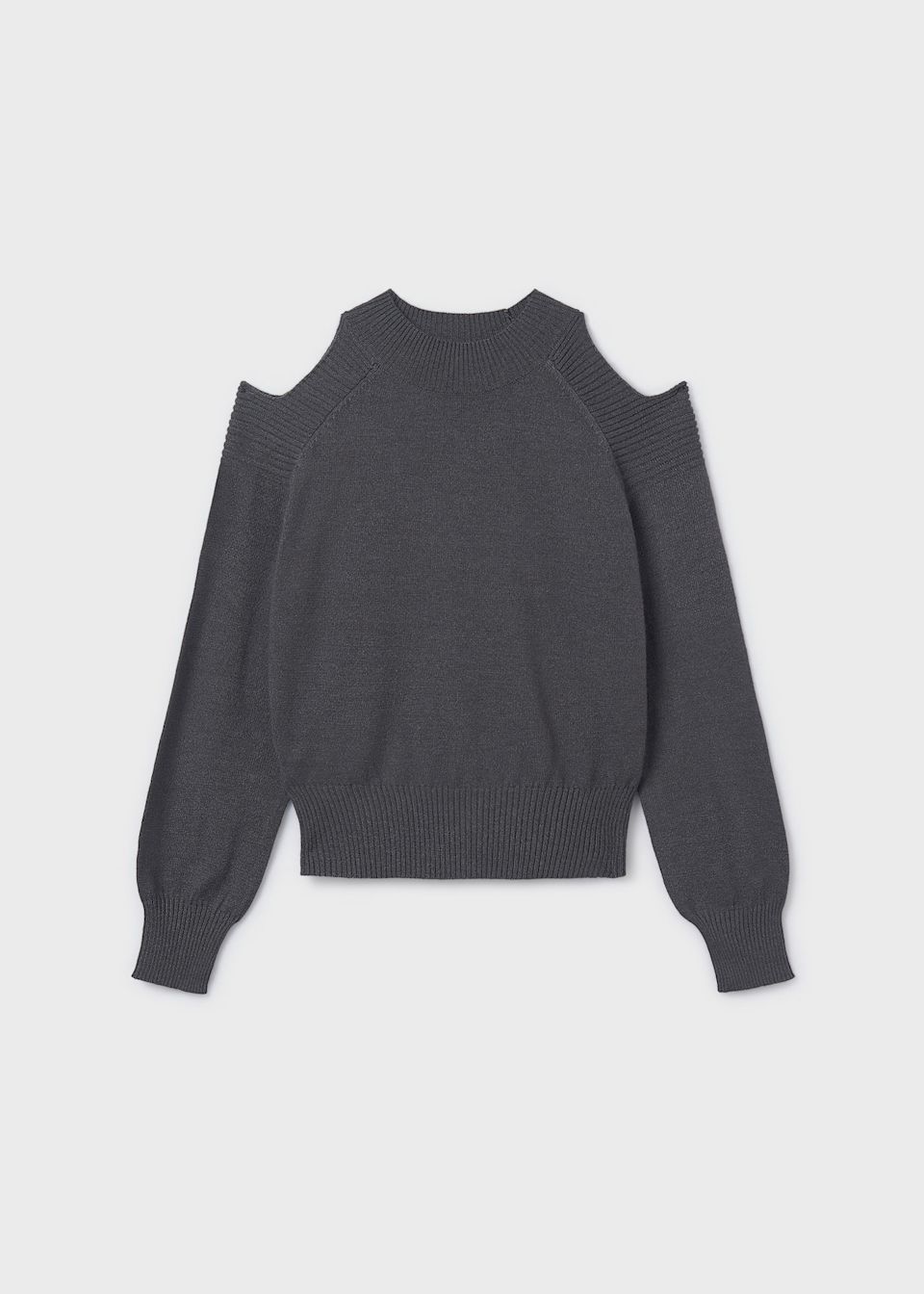 Girls open shoulder jumper