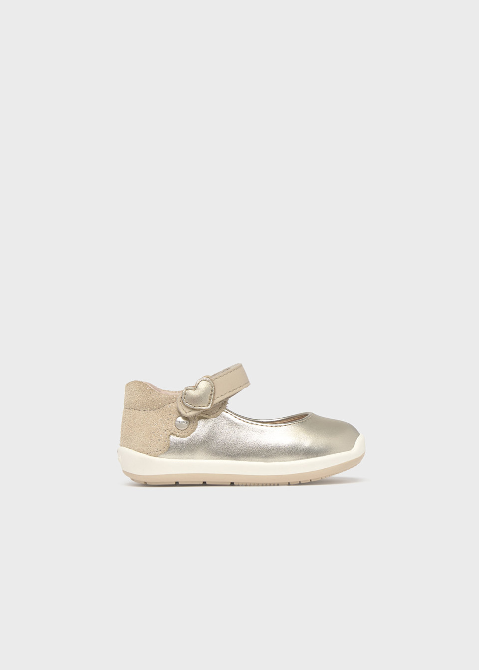 Baby metallic Mary Janes