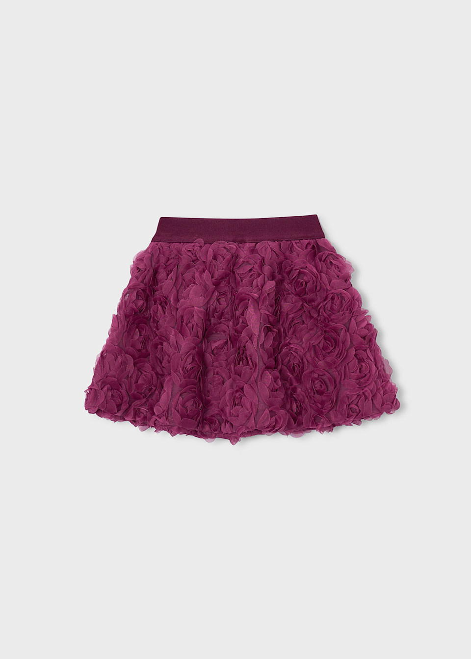 Girl's floral tulle skirt