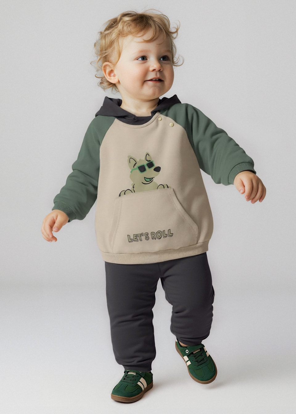 Baby 2 trouser tracksuit set