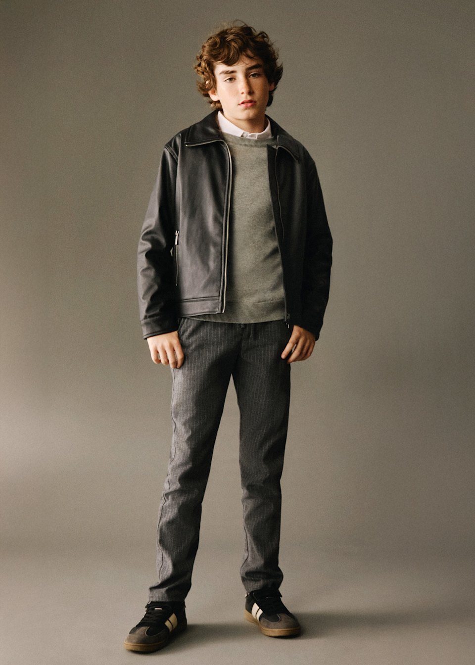 Pantalon chino relaxed garçon