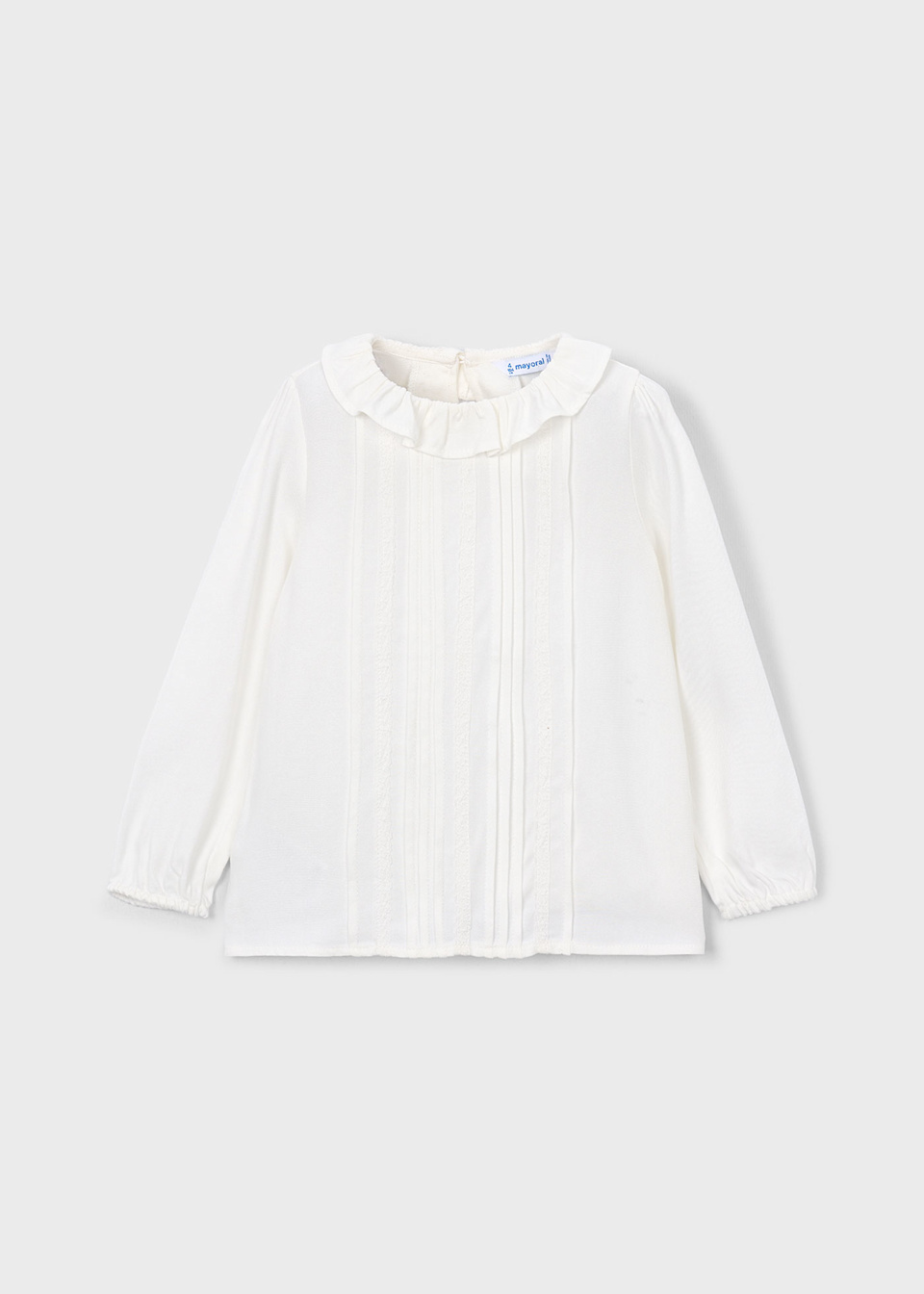 Blouse with drawstrings