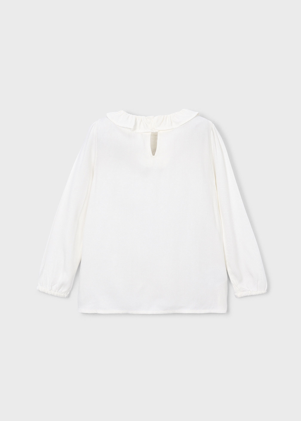 Blouse with drawstrings