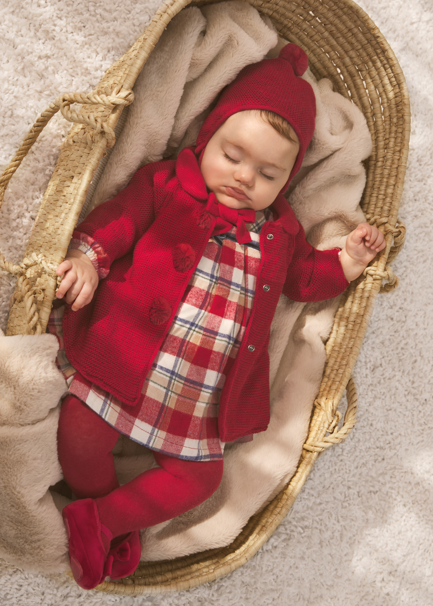 tricot gorro para recién nacido Muérdago | Mayoral ®