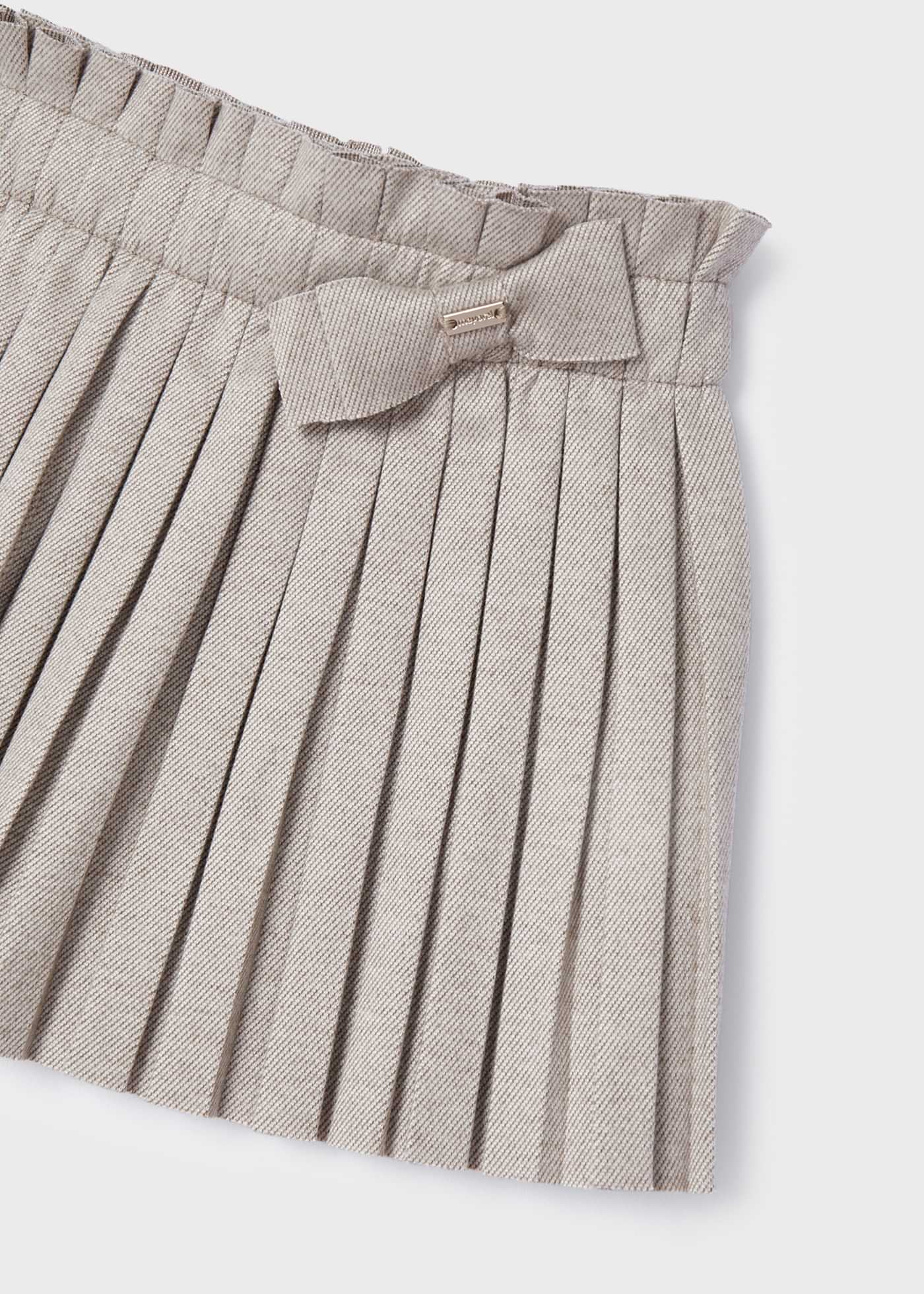 Burberry Gonna Plissettata Con Check Da Neonata 8121179