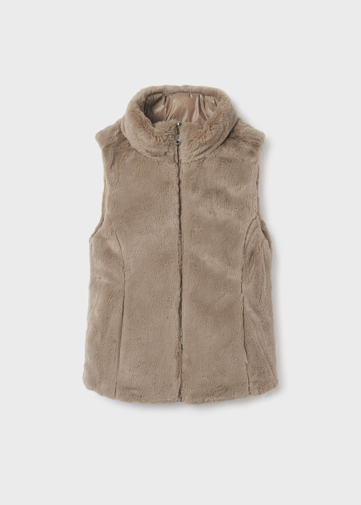 Mjjsk Gilet Fausse Fourrure Fille - Veste Sans Manches Hiver Chaude Et Douce, Gilet Moelleux Tendance Pour Enfants, Confort Ultra Doux