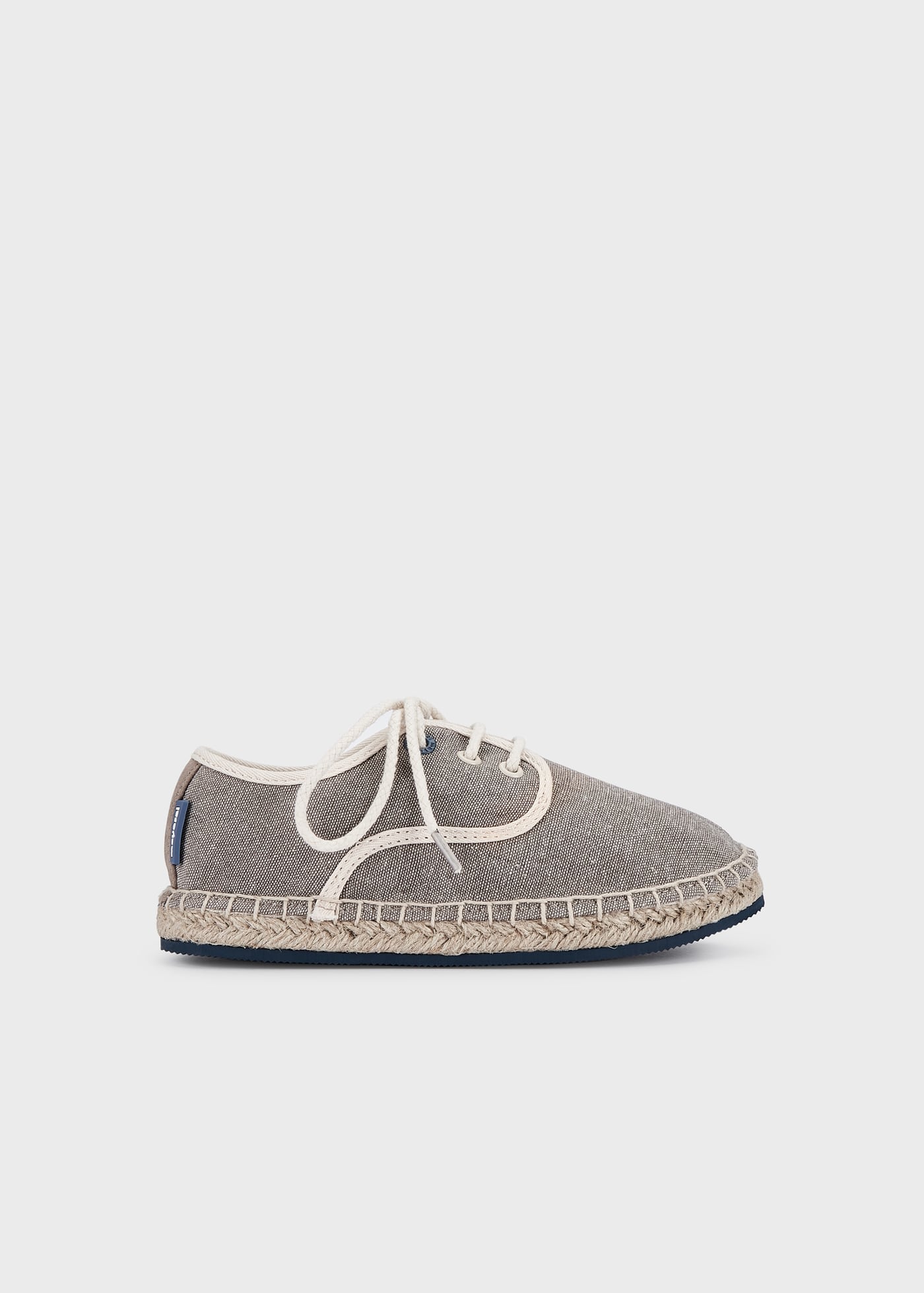 Espadrille Femme en Toile Aération Carreaux imprimé - Noir - Polyester