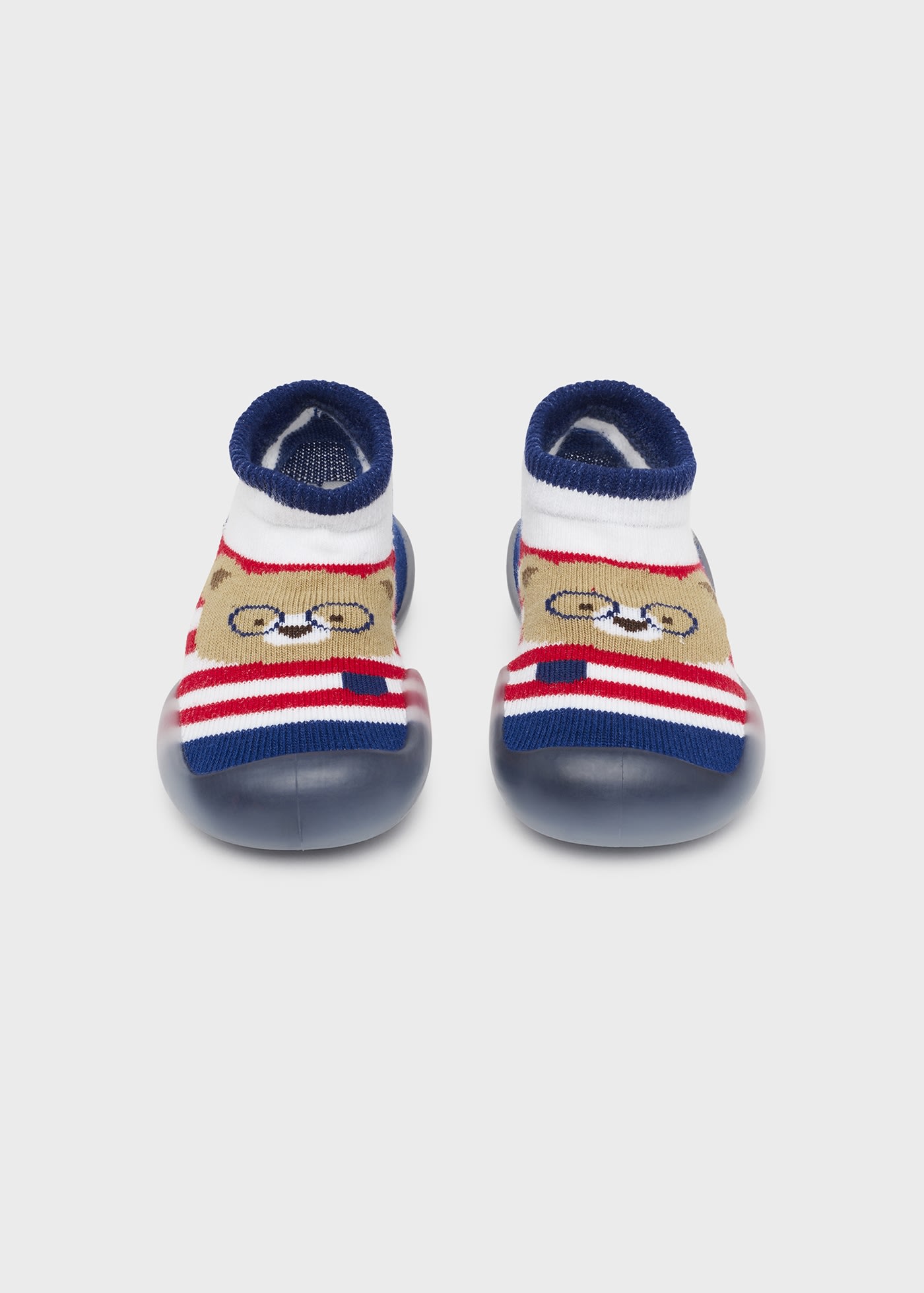 Chaussons-Chaussettes Antidérapants Pour Bébé 0-24 Mois - Semelle Caoutchouc Souple - Premiers Pas Confortables - 5