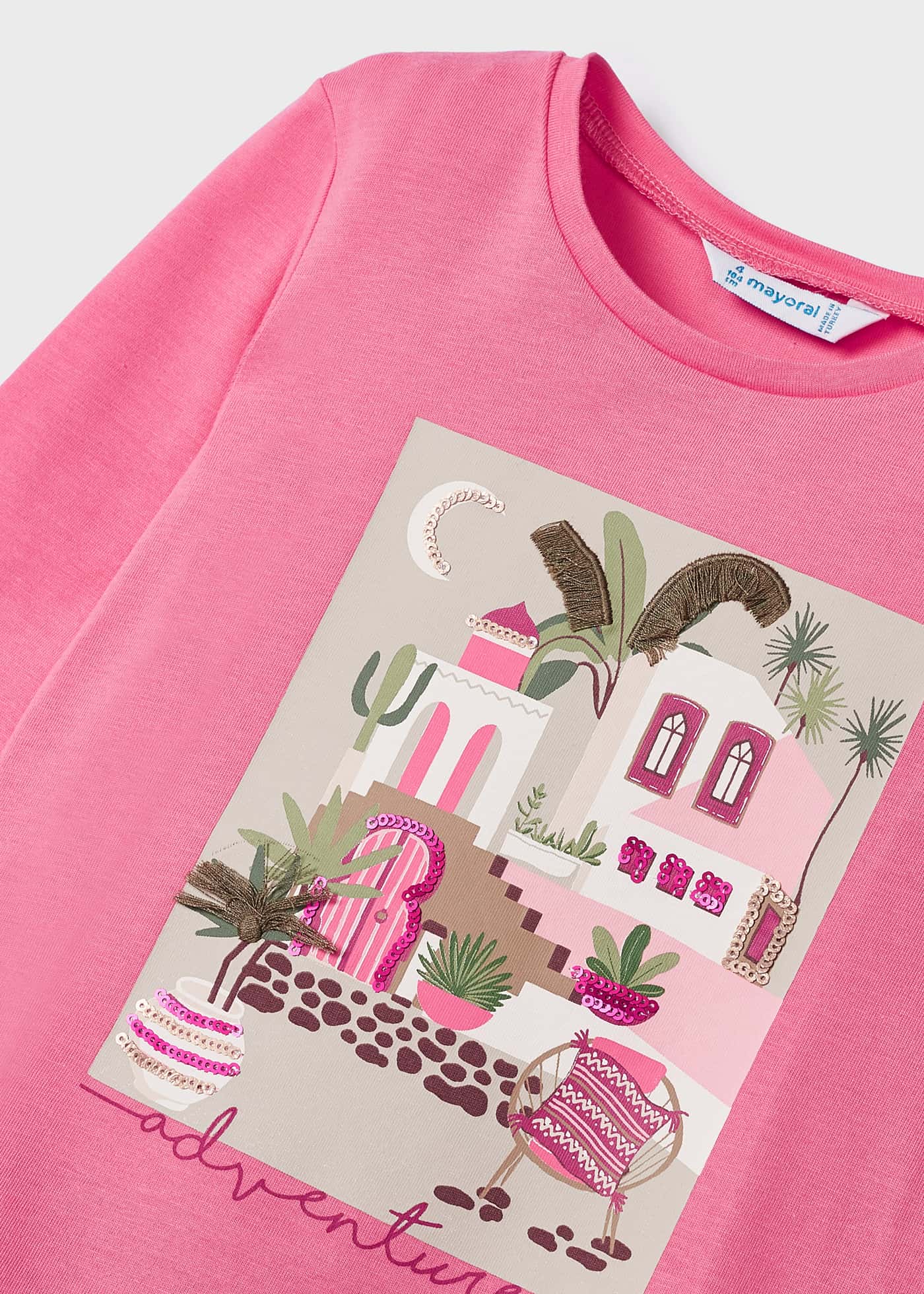 Set Maglietta E Fascia Cotone Sostenibile Bambina Mayoral