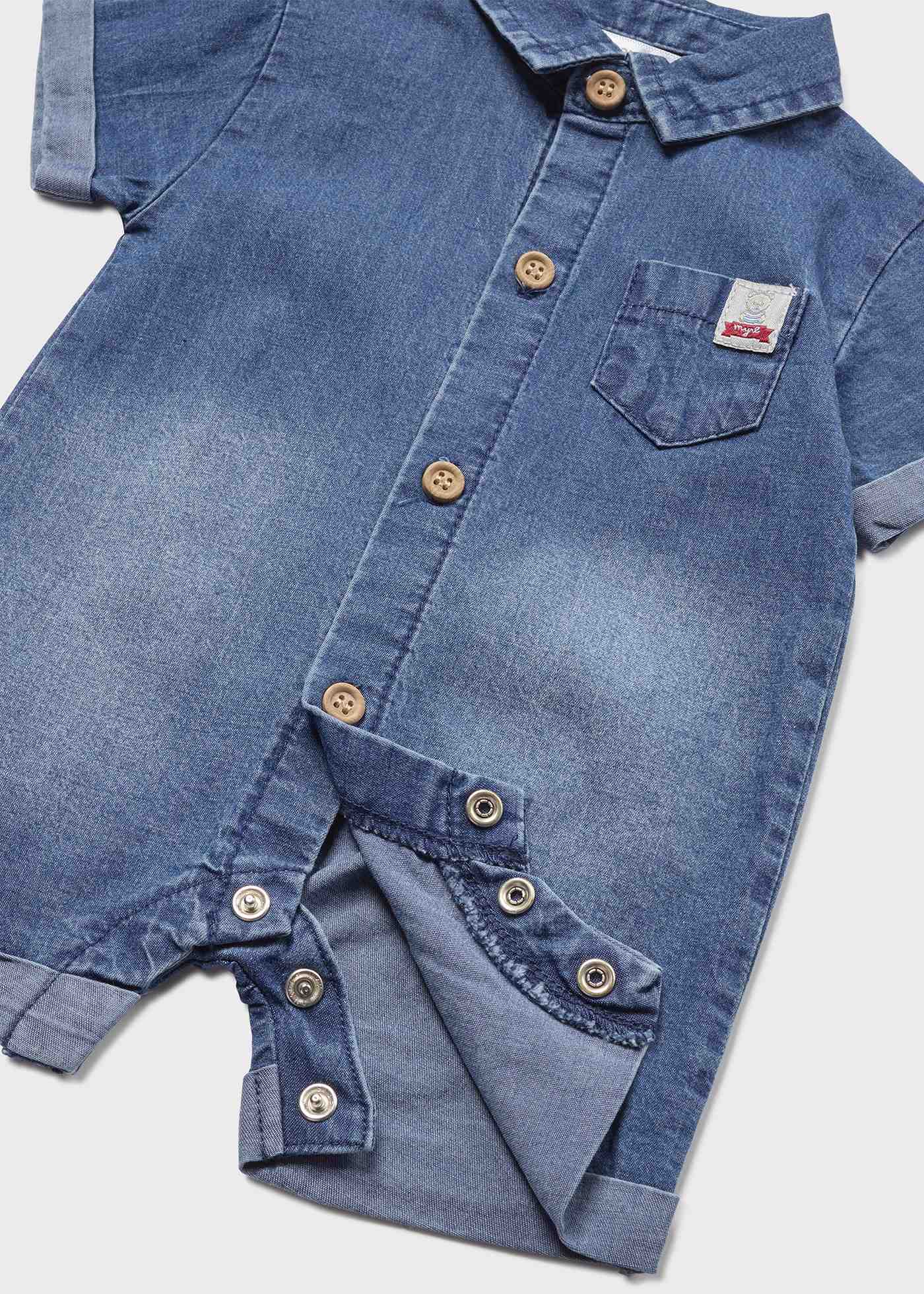 IDONEKER Baby-Strampler Unisex – Aus 100% Baumwolle, Mit Fußball-Design, Größe 12-18 Monate, Lang-/kurzärmlig – Itl-Blue