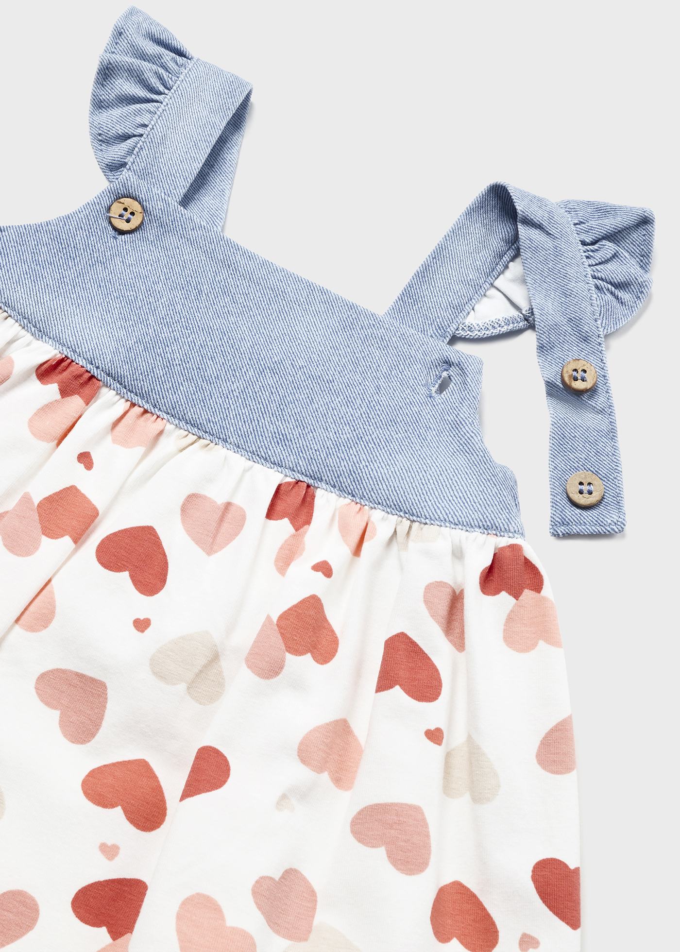 HEOXIN Robes pour Bébé Fille Été Vetement à Manches Volants, Robe pour