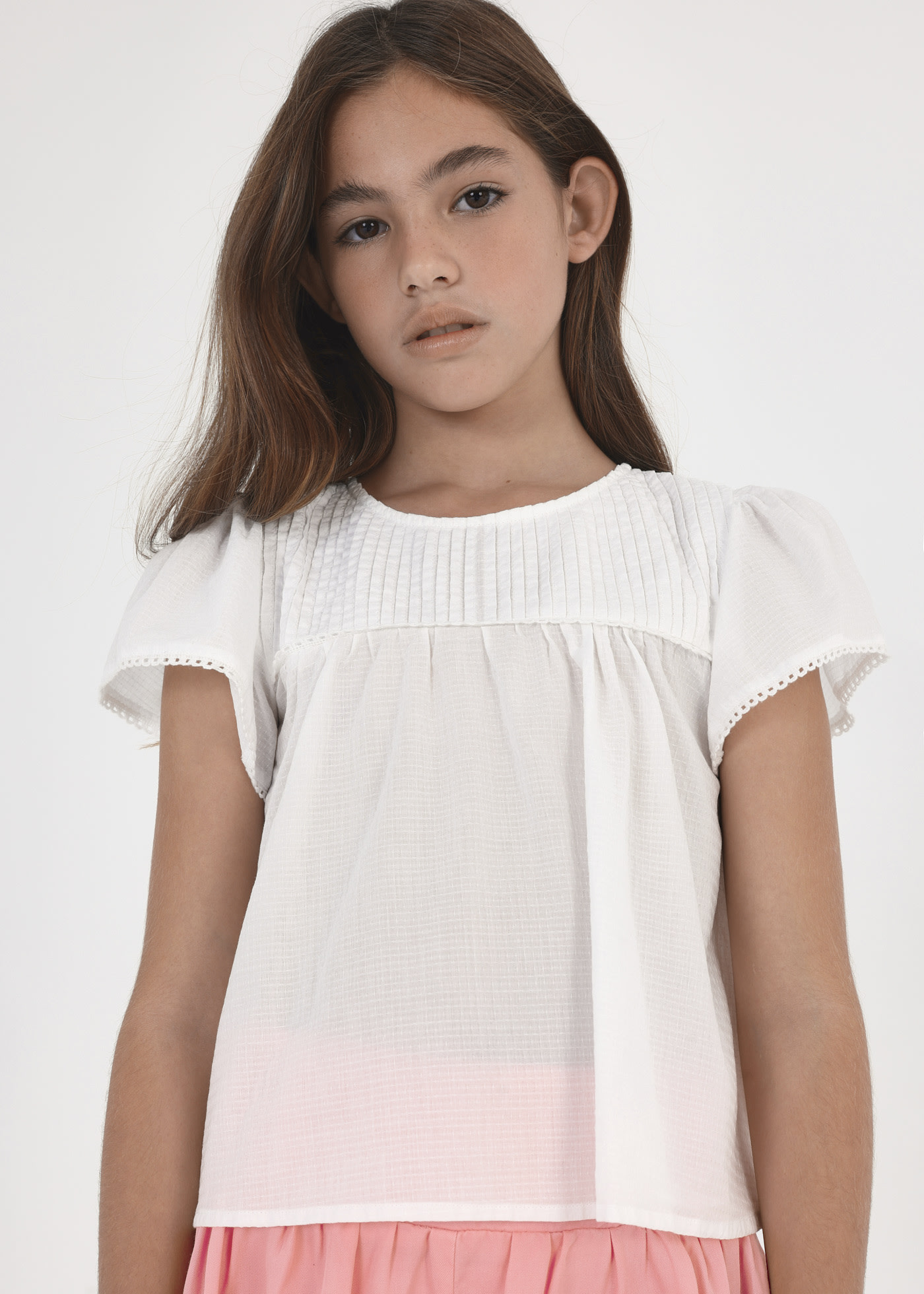 Chemisier Fille Candy Couture 10-11 Ans - Rose - Sans Manches - Très Bon état