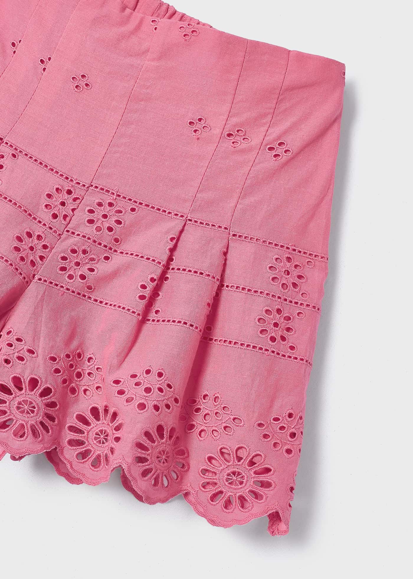 Pantaloncini Mayoral Con Cintura Per Bambina - Cotone Beige - Collezione Primavera/Estate 2023 - Foto 8