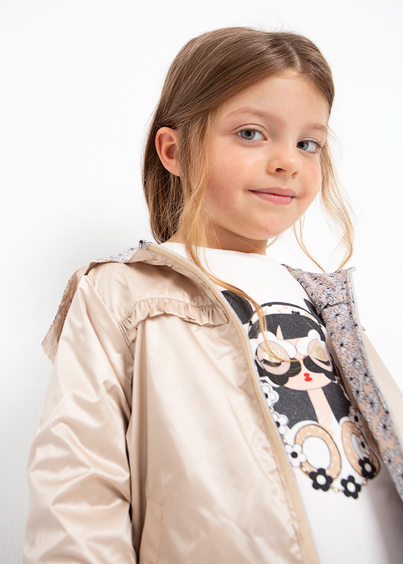 Mayoral Surchemise Pour Fille Pierre - Veste Légère Collection Automne-Hiver