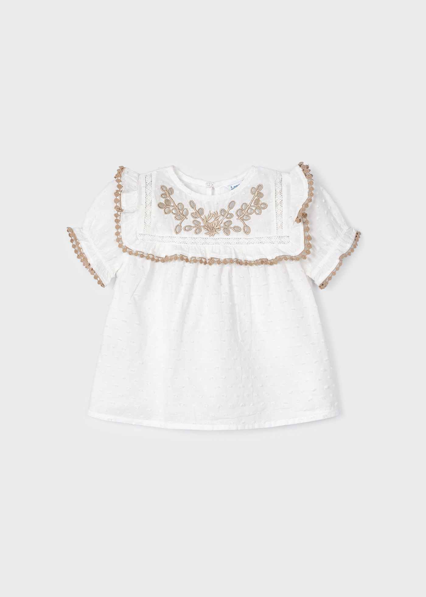 La Primula Verde, Siggi - Delantal Infantil Para Niño, Diseño De Cuadros, Color Blanco, Azul, De 2