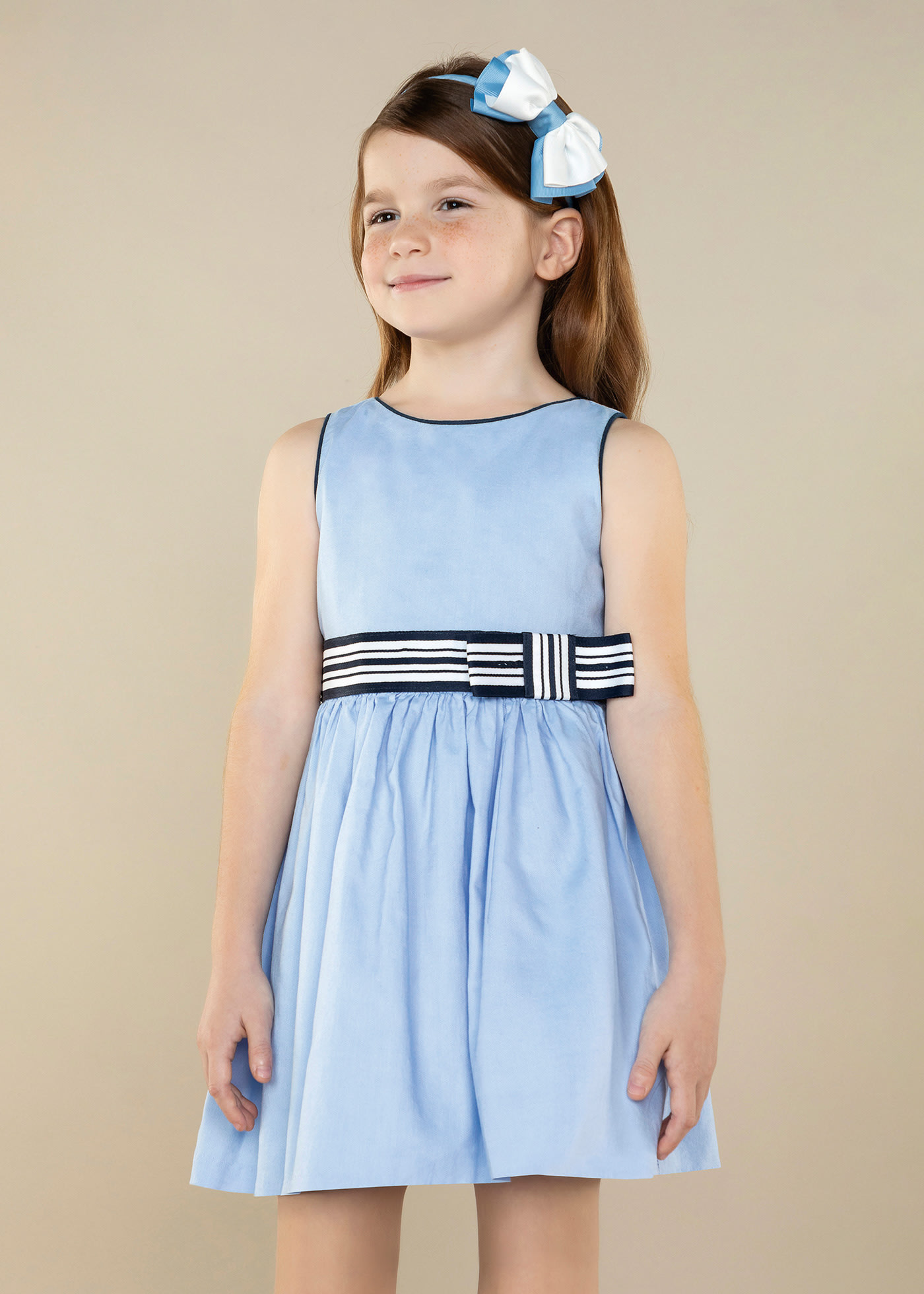 Vestito Manica Lunga Bambina Cotone - MS0320, Taglia 5-6 Anni, Stile Casual, Lavabile - Foto 9