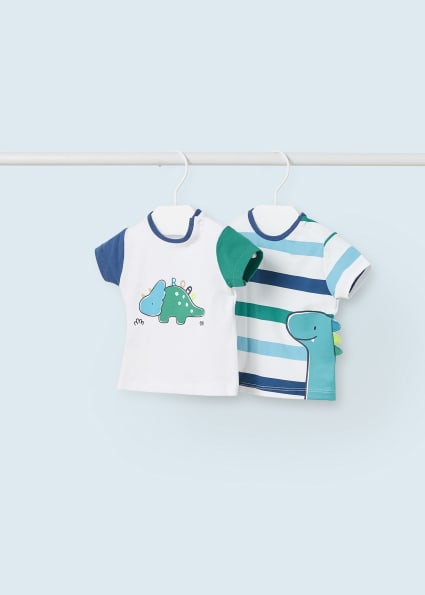 Persona a cargo del juego deportivo Incorrecto rima Set 2 camisetas en algodón sostenible para recién nacido Maui | Mayoral ®