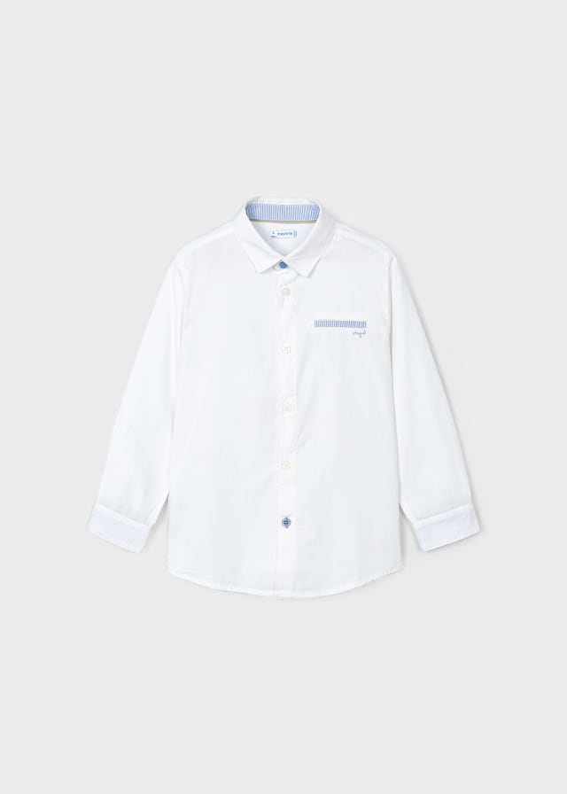 Mayoral Bermuda Chino Basique Pour Garçon - Pantalon Court Élégant Blanc